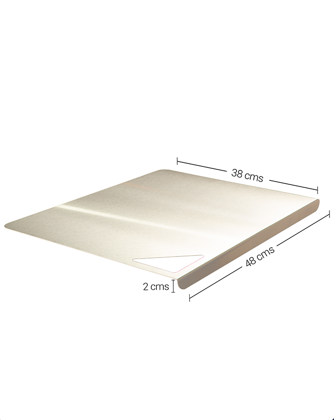 Tabla con pestaña L (38 x 48 cm)